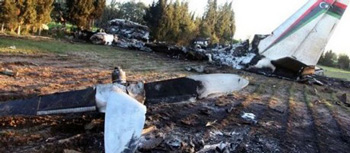 Crash d’un avion militaire libyen en Tunisie, 11 morts