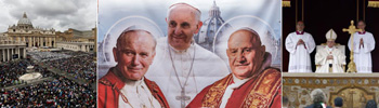 Religion : Jean Paul II et Jean XXIII, proclamés Saints par l’église Catholique