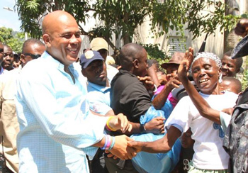 Le Président Martelly soutient le développement de Pilate, Port-Magot et Borgne