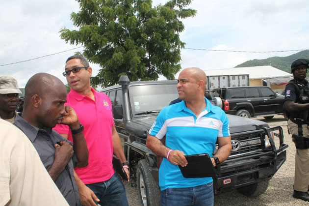 Le Premier ministre Laurent Lamothe a visité le centre d’Anse-à-veau