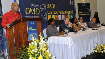 Le Premier ministre Lamothe présente les actions de son Gouvernement en vue d’atteindre les OMD