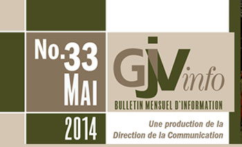 Bulletin du mois de mai 2014, GJV Info No 33