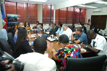 Le Comité ​de pilotage du Plan de Développement de l'Île-à-Vache fait le point sur les avancées enregistrées sur le terrain