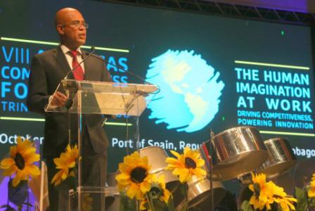 Le Président Martelly promeut le développement d’Haïti à travers la compétitivité 
