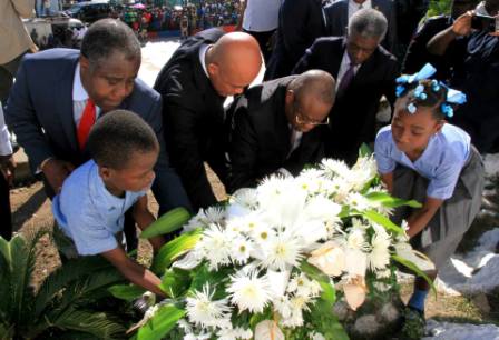 211 ans de la Bataille de Vertières : Le Président Martelly rend hommage aux Pères fondateurs de la nation