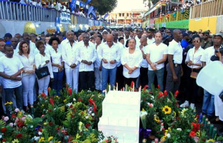 Hommage du Président Martelly aux victimes de l’accident du 17 février