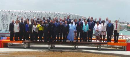 Le Président Martelly à l’inauguration du Mémorial Acte en Guadeloupe