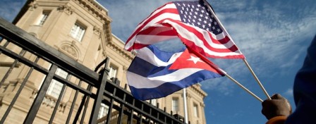 Diplomatie: Le drapeau cubain flotte au département d'Etat américain