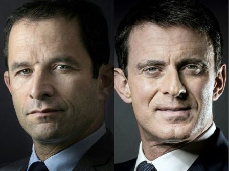 Primaire PS: Hamon et Valls qualifiés pour le second tour