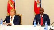 Visite officielle de la Présidente du Chili Michelle Bachelet en Haïti