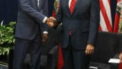 Le président Jovenel Moïse rencontre le Vice-président américain Mike Pence à Miami